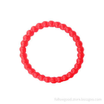 Bead Silicone Loom Bands with Rubber Pearl, 7 Colors Packed Together